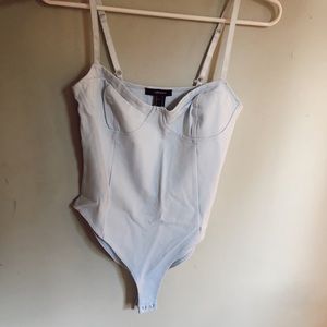 Forever 21 Light Blue Bodysuit